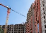 Construction Of Residential Building Stock Photo