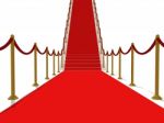 Red Carpet Stairs Stock Photo