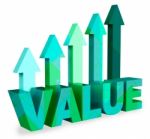 Build Value Means Worth Cost 3d Rendering Stock Photo