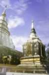 Wat Phra Singh Temple Chiang Mai Thailand Stock Photo