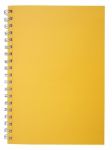 Yellow Notebook Isolated On White Background Stock Photo