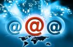 World Email Concept Stock Photo