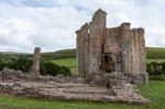 View Of The Ruins Of Edlingham Castle Stock Photo