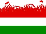 Hungary Copyspace Shows National Flag And Blank Stock Photo