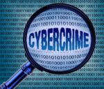 Computer Cybercrime Shows Malware Info And Searches Stock Photo