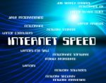 Internet Speed Means World Wide Web And Fast Stock Photo
