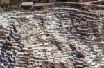 Salinas De Maras, The Traditional Inca Salt Field In Maras Near Stock Photo