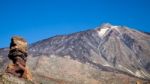 Mount Teide And The Rock Called The Tree Stock Photo