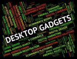 Desktop Gadgets Represents Mod Con And Appliance Stock Photo