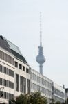 The Berliner Fernsehturm Television Tower In Berlin Stock Photo