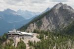 Banff, Alberta/canada - August 7 : Visitor Centre Near Banff Alb Stock Photo