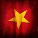 Old Grunge Flag Of Vietnam Stock Photo