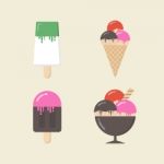 Retro Ice Cream Stock Photo