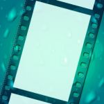 Filmstrip Background Represents Empty Space And Abstract Stock Photo