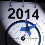 2014 Target Means Business Plan Forecast Stock Photo