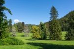 Grounds Of The Imperial Kaiservilla In Bad Ischl Stock Photo