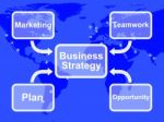 Business Strategy Diagram Stock Photo