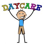 Day Care Represents Childrens Club And Children's Stock Photo