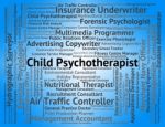 Child Psychotherapist Indicates Personality Disorder And Childs Stock Photo