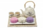Mooncakes Or Chinese Cake Stock Photo