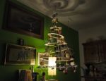 Alternative And Modern Christmas Tree Stock Photo