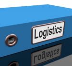 File Logistics Indicates Coordinate Folders And Analyze Stock Photo