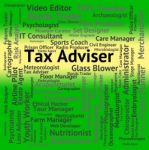 Tax Adviser Meaning Teacher Job And Consultants Stock Photo