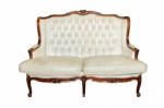 Upholstered Sofa Stock Photo