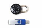 Usb Disk Security Concept Stock Photo