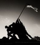 Iwo Jima Tribute Stock Photo