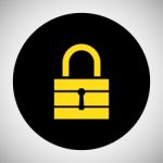 Lock Icon Stock Photo