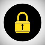 Lock Icon Stock Photo