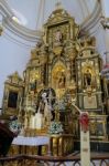 Marbella, Andalucia/spain - July 6 : Golden Altar In The Church Stock Photo