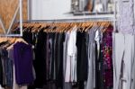 Fashion Clothes For Sale Stock Photo