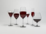 Wine In Glasses Stock Photo