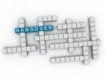 3d Hangover Word Cloud Concept Stock Photo