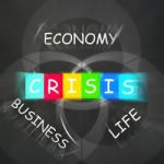 Business Life Crisis Displays Failing Economy Or Depression Stock Photo