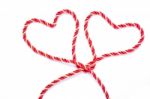 Heart Shape Rope  Stock Photo