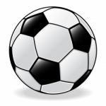 Isolated Soccer Ball, Football - Illustration Stock Photo