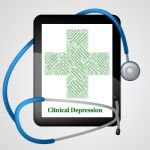 Clinical Depression Shows Crack Up And Ailment Stock Photo