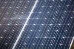 Solar Panel For Renewable Clean Energy Stock Photo