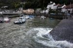 Lynmouth Harbour Stock Photo