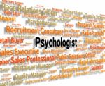 Psychologist Job Means Analyst Psychology? And Occupation Stock Photo