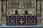 Altar In Winchester Cathedral Stock Photo