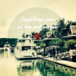 Meaningful Quotes On A Yacht Marina Stock Photo