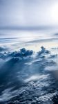 Flying Above The Clouds Stock Photo