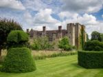 View Of Hever Castle And Grounds In Hever Kent Stock Photo