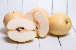 Tasty Nashi Pears Stock Photo