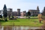 Witley Court Ruins Formal Gardens And Classical Fountains Stock Photo