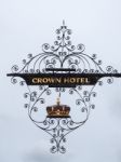 Crown Hotel Sign In Southwold Stock Photo